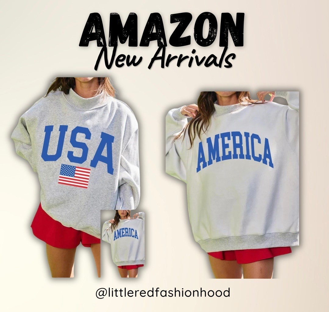 Reversible sweatshirt for the summer. Fourth of July outfit. Holiday outfit.