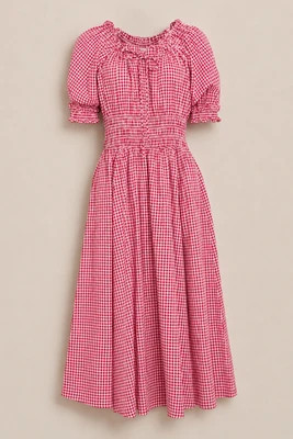Jessie Dress in Red Gingham L | Ivy City Co