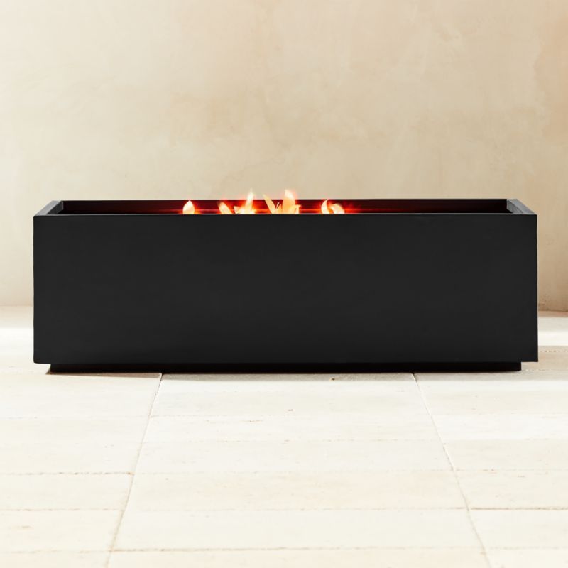 Rectangular Fire Pit + Reviews | CB2 | CB2