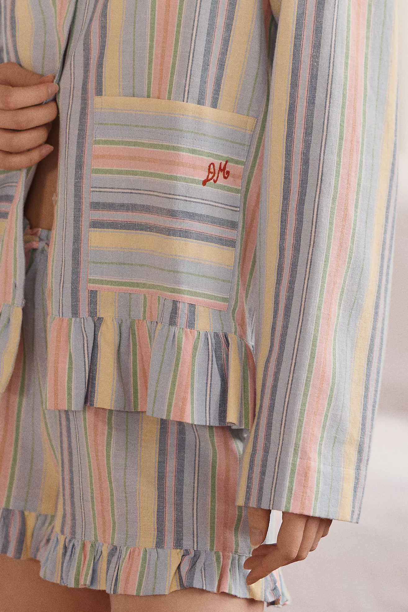 Damson Madder Frill Flori Long-Sleeve Top | Anthropologie (US)