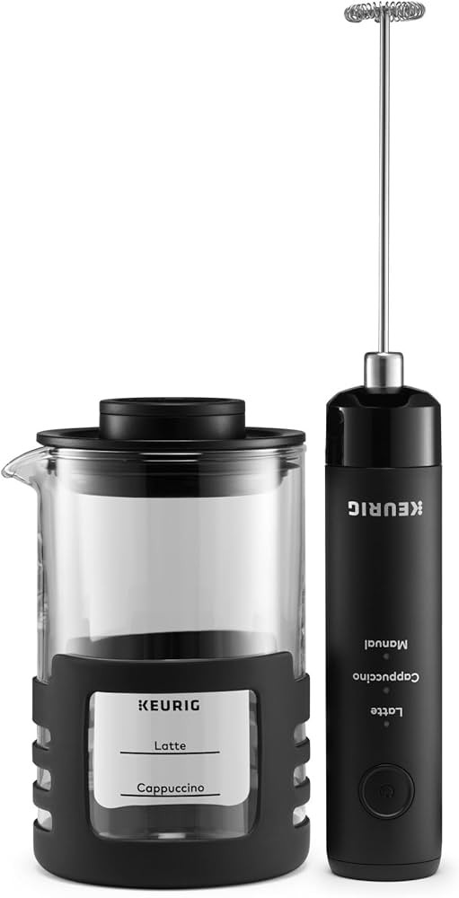 Keurig SimpleCafe Frother, Rechargeable Handheld Milk Frother for Lattes, Cappuccinos & Iced Coff... | Amazon (US)