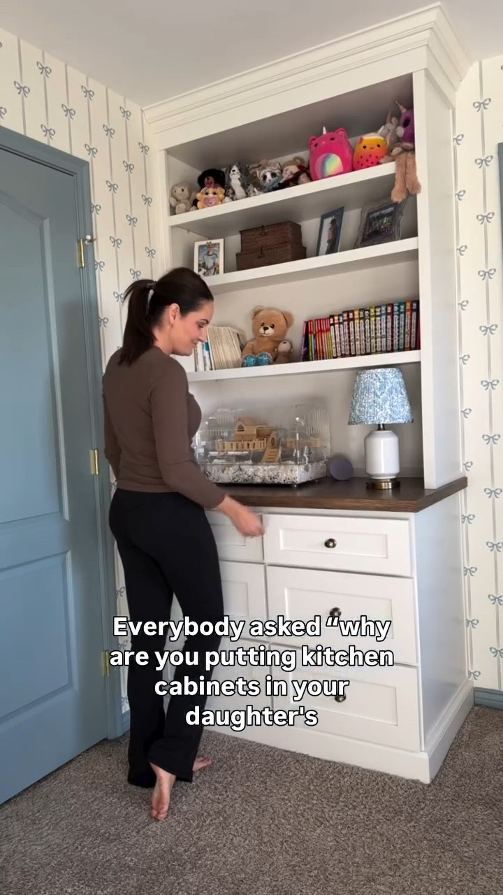 I couldn’t be happier with how this sweet little bedroom is coming together! 🥹 what do you think?! The cabinet color is Weston suite shaker and believe me when I say, if you have a vision, they can make it happen 🙌🏻 comment below and I’ll send you a link to check out all their options! Let me know if you have a question 👇

Children’s room built ins, bow bedroom, girls timeless bedroom

#LTKHome #LTKKids