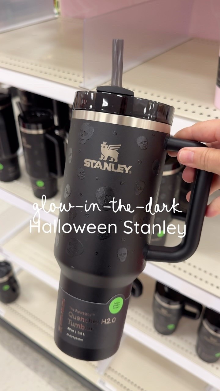 New glow in the dark Halloween Stanley’s at Target! Unfortunately not online like most things but hopefully tomorrow! If you want the link when they are, follow & comment “NEW” 🎃🕷️🕸️

#Targetpartner #ltk  #targetstyle #shoppingvlog #newattarget