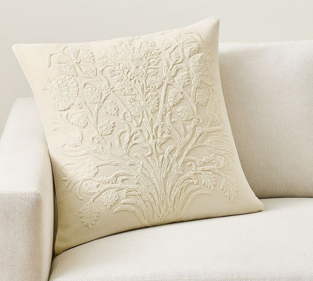 Riya Embroidered Pillow Cover | Pottery Barn (US)