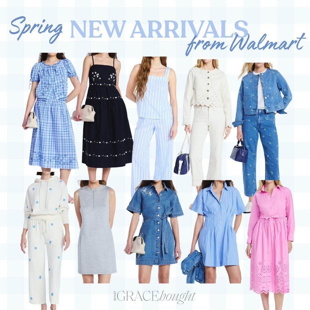 Spring new arrivals from Walmart! 🪻🤍 

Spring outfit, Easter outfit, denim dress, spring dress.

#LTKootd #LTKSeasonal