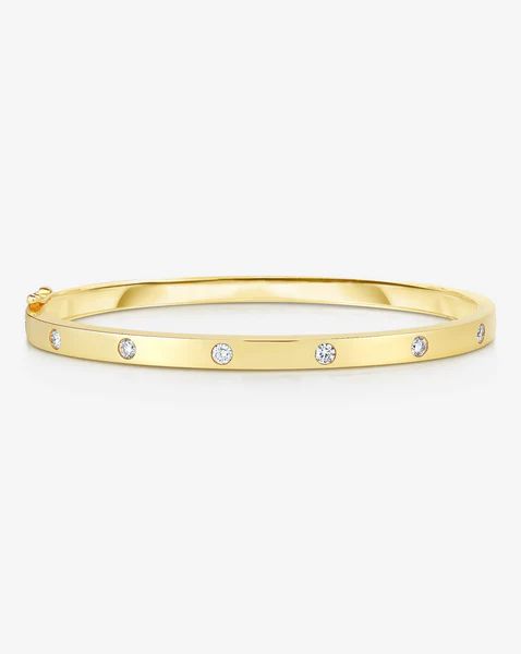 Inlay Diamond Bangle | Ring Concierge