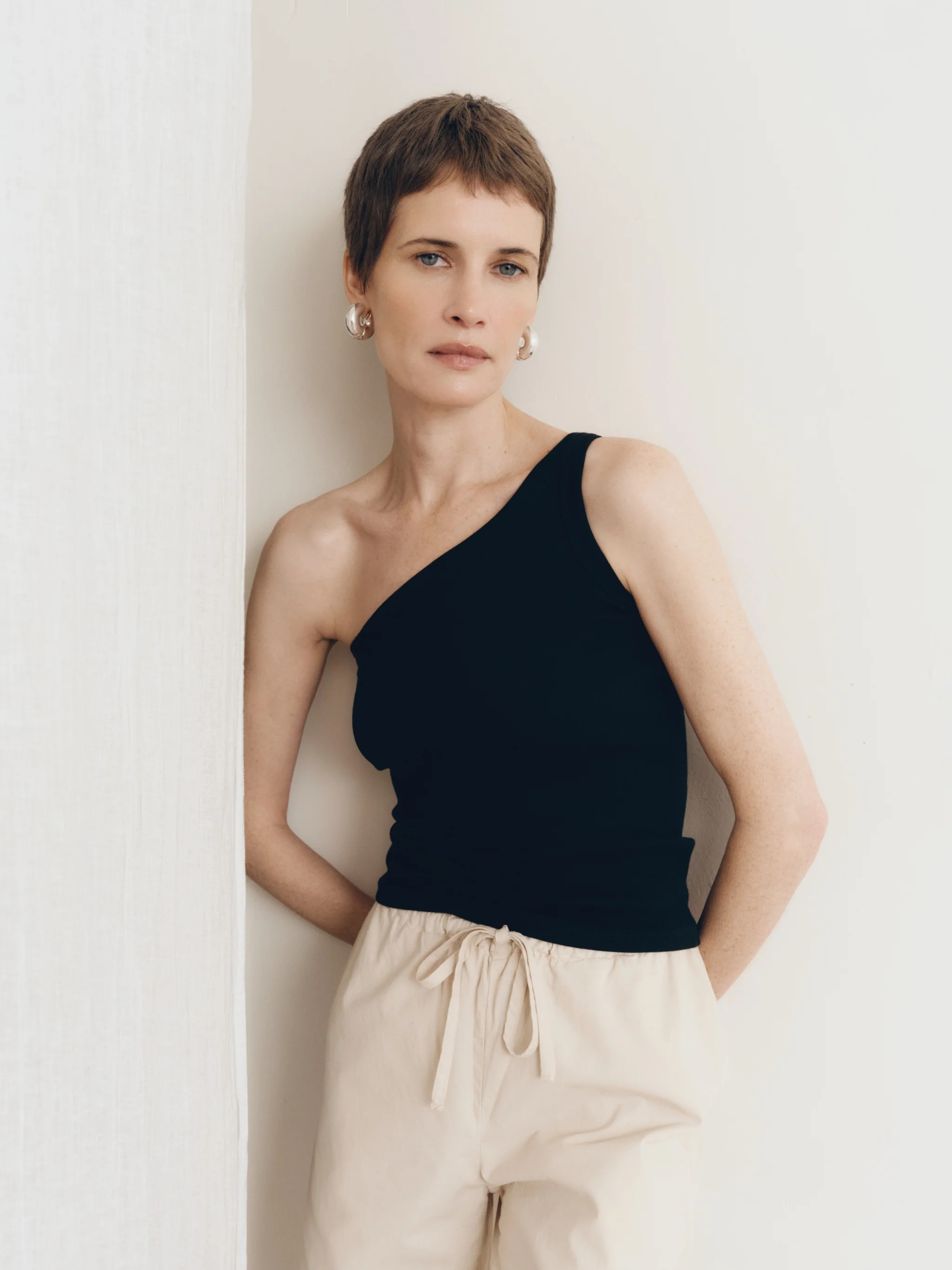 Bahar One Shoulder Top | VIR VITA