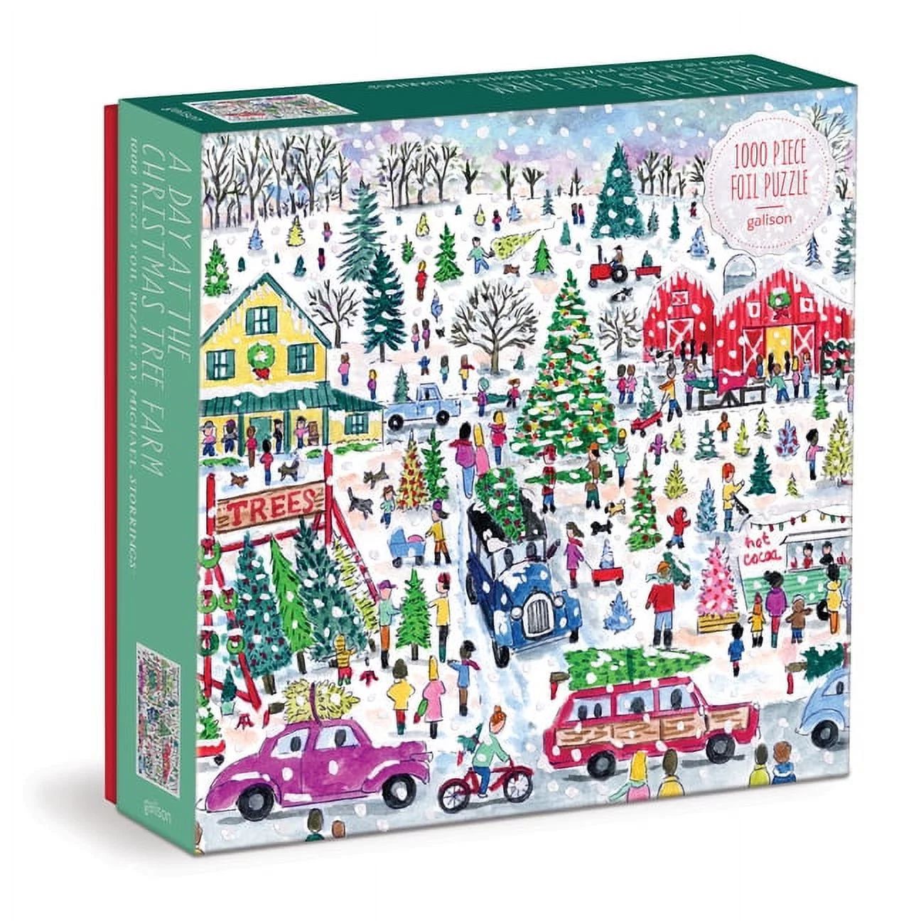 Michael Storrings Christmas Tree Farm 1000 Piece Foil Puzzle | Walmart (US)