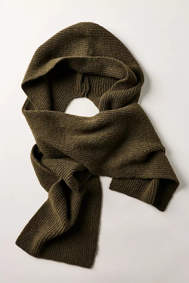 By Anthropologie Long Knit Hood Scarf | Anthropologie (US)