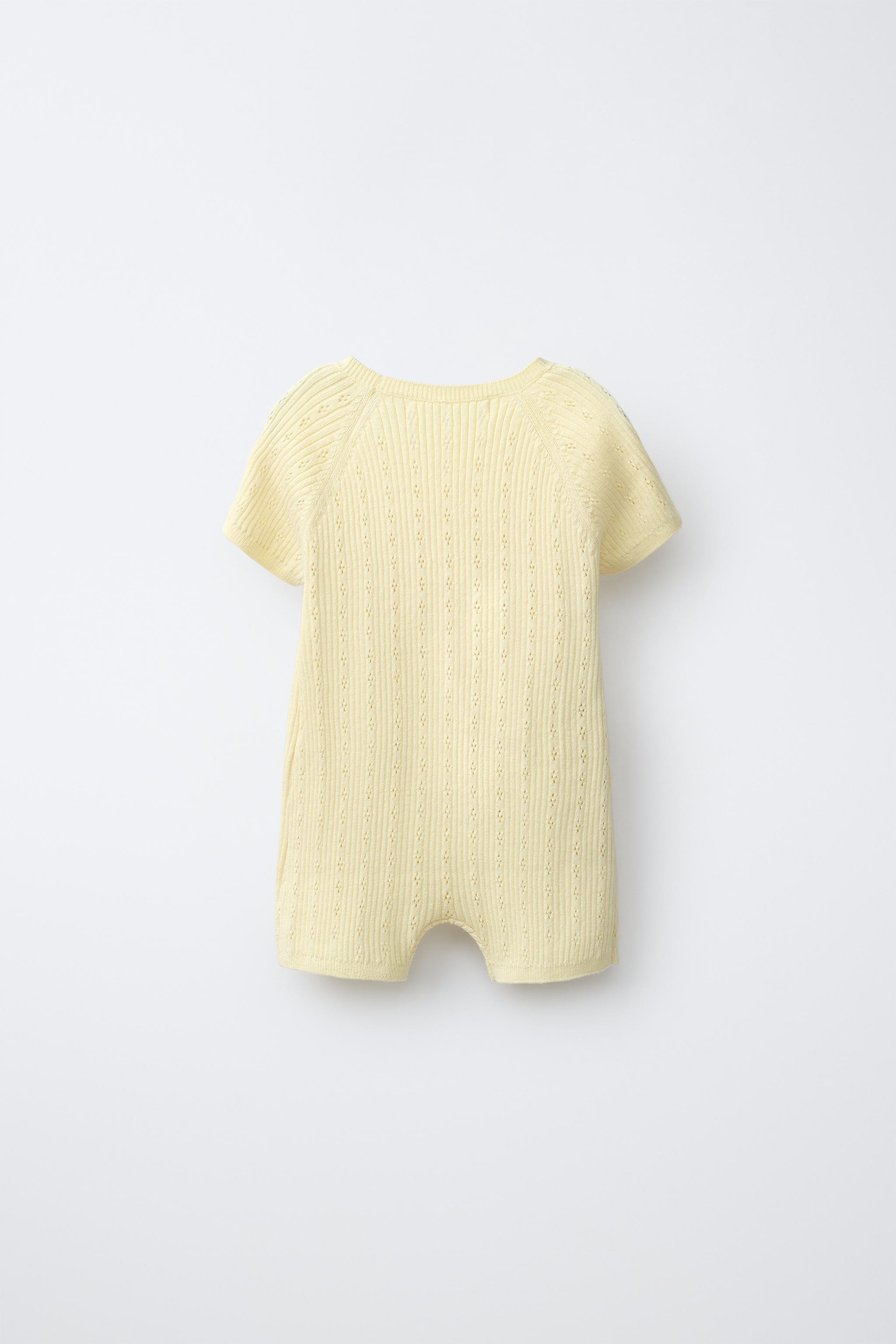 POINTELLE KNIT PLAYSUIT | Zara UK