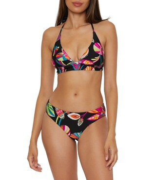 Trina Turk Luminary Printed Reversible Halter Swim Top & Reversible Hipster Swim Bottom | Dillard... | Dillard's