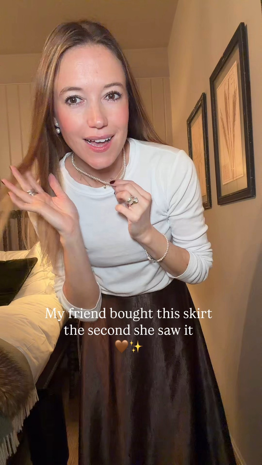 Full outfit video on my IG but how gorgeous is this skirt? And the faux fur scarf too 

#LTKwinter #LTKdatenight #LTKstyletip