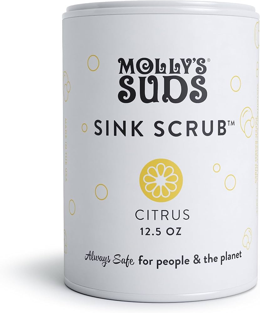 Molly's Suds Sink and All Purpose SCRUB | Gently Removes Stains, Scrubs Away Grease & Gime, Buffs... | Amazon (US)