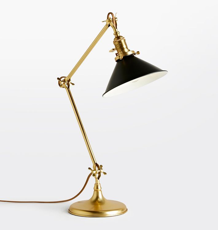 Fairview Task Table Lamp with Cone Shade | Rejuvenation