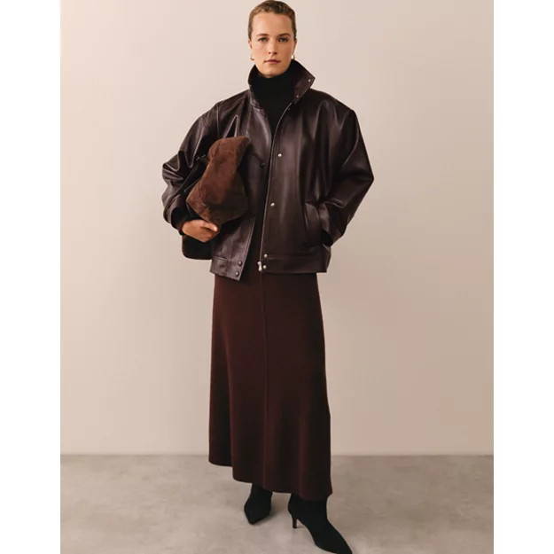 Leather Batwing Jacket – As Seen In The Press | The White Company UK & ROW