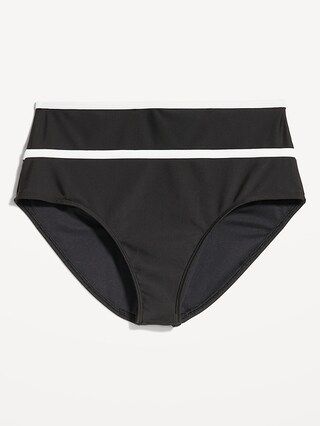 High-Waisted Bikini Swim Bottoms for Women | Old Navy (US)