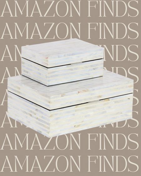Amazon find! Pearlescent decorative boxes to style in on your coffee table or bookcase 👏🏼 clip the coupon for $5 off!

Decorative boxes, storage box, living room, entryway, dining room, bedroom, bookcase decor, coffee table decor, Modern home decor, traditional home decor, budget friendly home decor, Interior design, look for less, designer inspired, Amazon, Amazon home, Amazon must haves, Amazon finds, amazon favorites, Amazon home decor #amazon #amazonhome




#LTKfindsunder50 #LTKhome #LTKstyletip