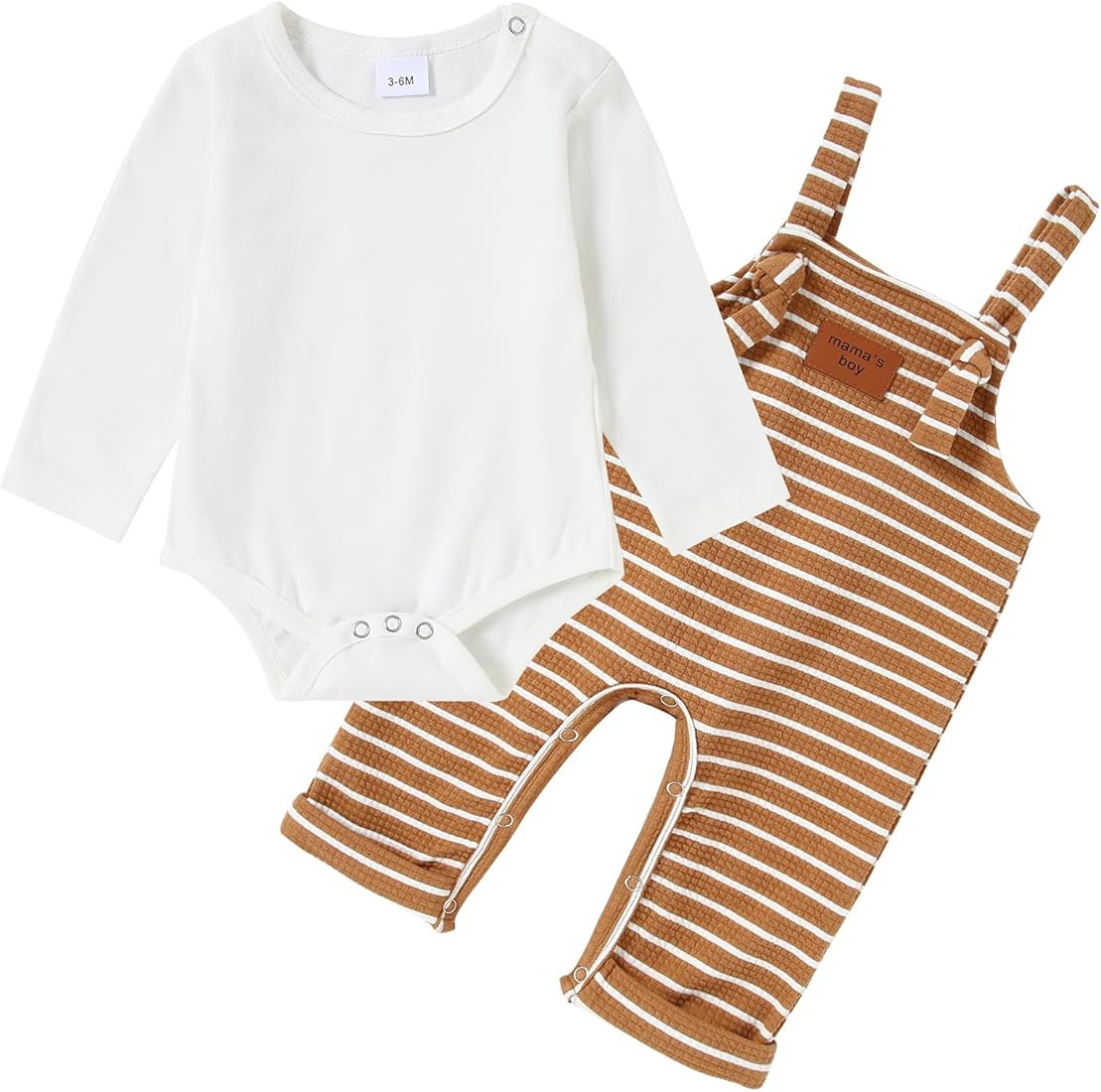 nilikastta Newborn Baby Boy Clothes Outfit Set,0-18 Months Summer Short Sleeve Romper Bodysuit Overa | Amazon (US)