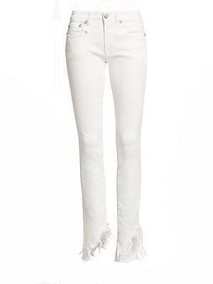 Kate Skinny Angled Hems Jeans | Saks Fifth Avenue