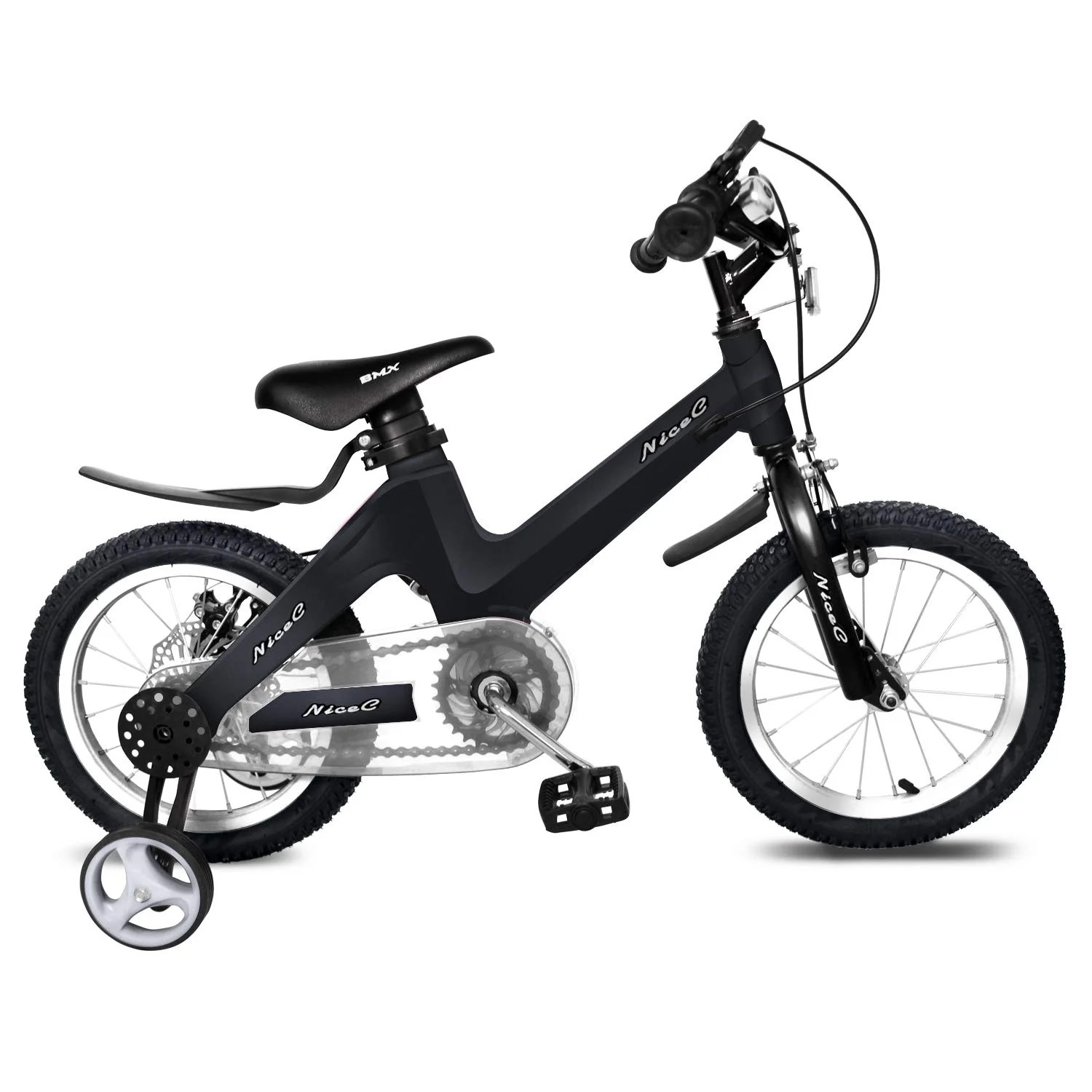 NiceC 16" BMX Kids Bike, Black - Walmart.com | Walmart (US)