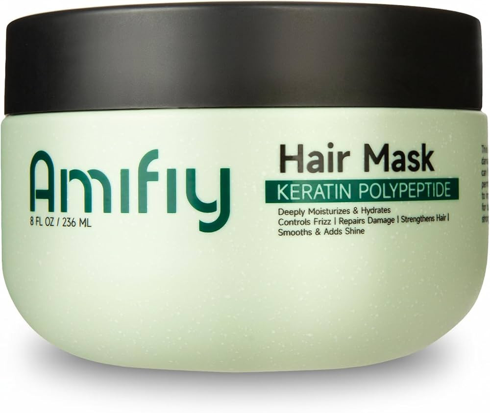 Keratin Hair Mask, Multi-care Deep Conditioning Hair Mask for Dry Damaged Hair, Anti-Frizz, Inten... | Amazon (US)