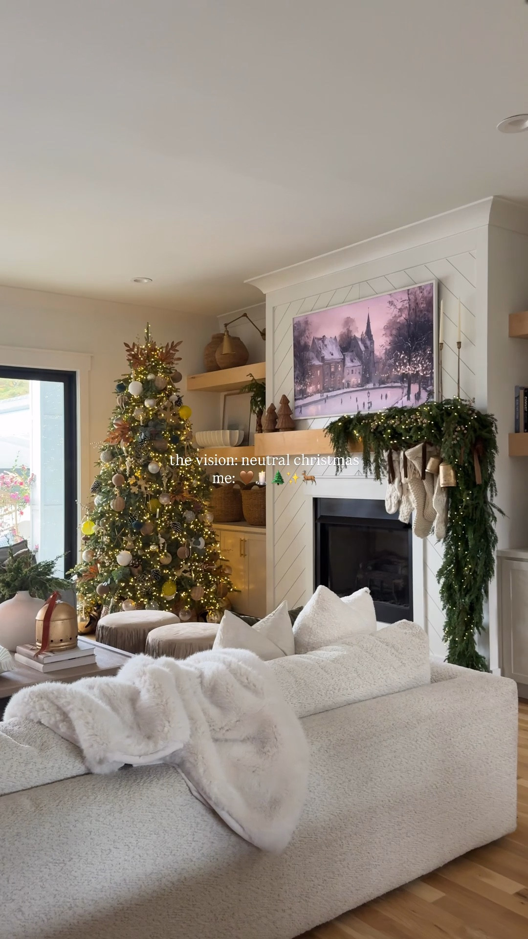 vision: neutral christmas 🤶🏼 | making the holidays magical with lots of greenery, twinkle lights & candles everywhere ✨ lots of my ornaments have been collected over the years from @homegoods @lloydandlady @hobbylobby @athomestores but I will link what I can below 🤎 

#christmas #christmastree #neutralchristmas #holidaymagic #merrychristmas #holidayseason #christmasdecor #christmasinspo #holidaysathome 

#LTKHoliday #LTKHome #LTKSeasonal