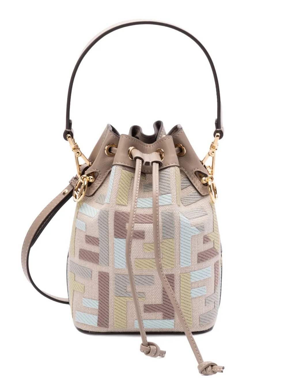 FENDI Mon Tresor Bucket Bag | Neutrals | FARFETCH UK | Farfetch Global