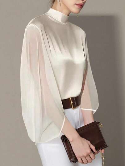 Satin Blouse | SHEIN
