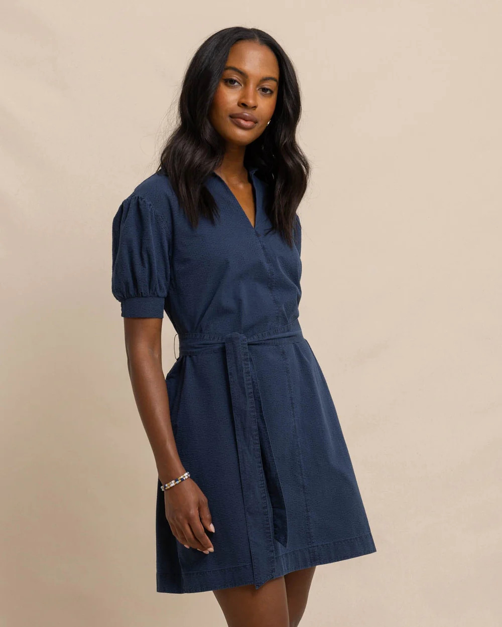 Calan Washed Seersucker Dress | Southern Tide