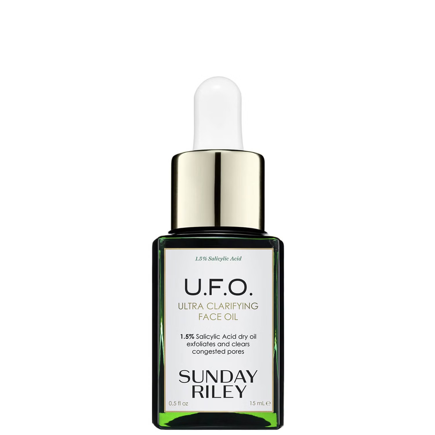 Sunday Riley U.F.O. Ultra-Clarifying Acne Treatment Face Oil (0.5 fl. oz.) | Dermstore (US)