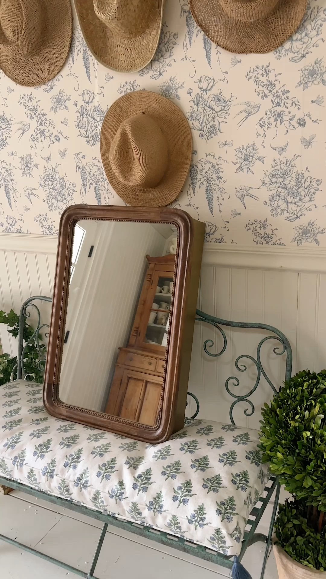 Cozy cottage farmhouse medicine cabinet mirror for the boys bathroom makeover 

#LTKHome #LTKSeasonal
