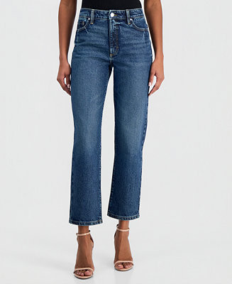 I.N.C. International Concepts Women's High-Rise Straight Ankle Jeans, Macy's Exclusive - Macy's | Macy's