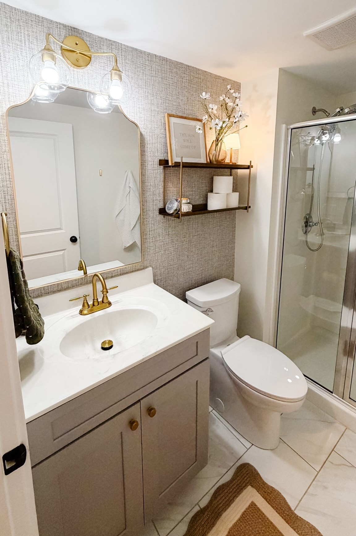 small space bathroom refresh #bathroom #smallbathroom