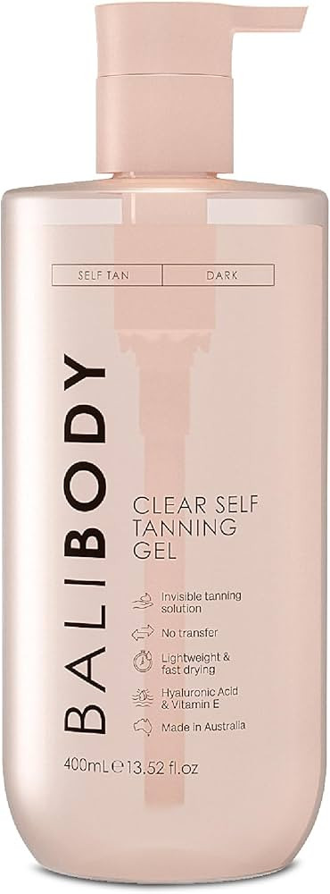 Bali Body Clear Self Tanning Gel – Intensive, Streak-Free Glow | Hydrating with Hyaluronic Acid... | Amazon (US)