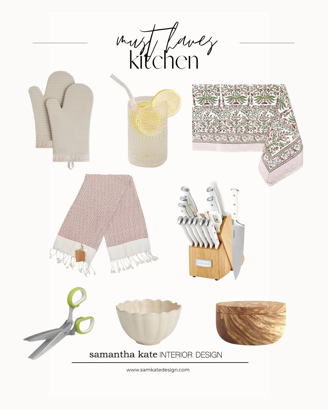 Favorite things gift ideas for the kitchen! 

🎉 Prep your kitchen for a stylish makeover with our ultimate gift guide! 🥳 From neutral hot pads and pot holders to chic hobnail glasses and gorgeous block print tablecloths, these essentials will elevate any space. 🌿 Don’t miss out on the Turkish hand towels for the bathroom, a beautiful white knife set, handy herb scissors, cute scalloped bowls, and an olive wood salt and pepper jar. Perfect for gifting or treating yourself! 🍽️✨ #KitchenStyle #GiftGuide #LikeToKnowIt 

 #LTKHome #LTKFindsUnder100