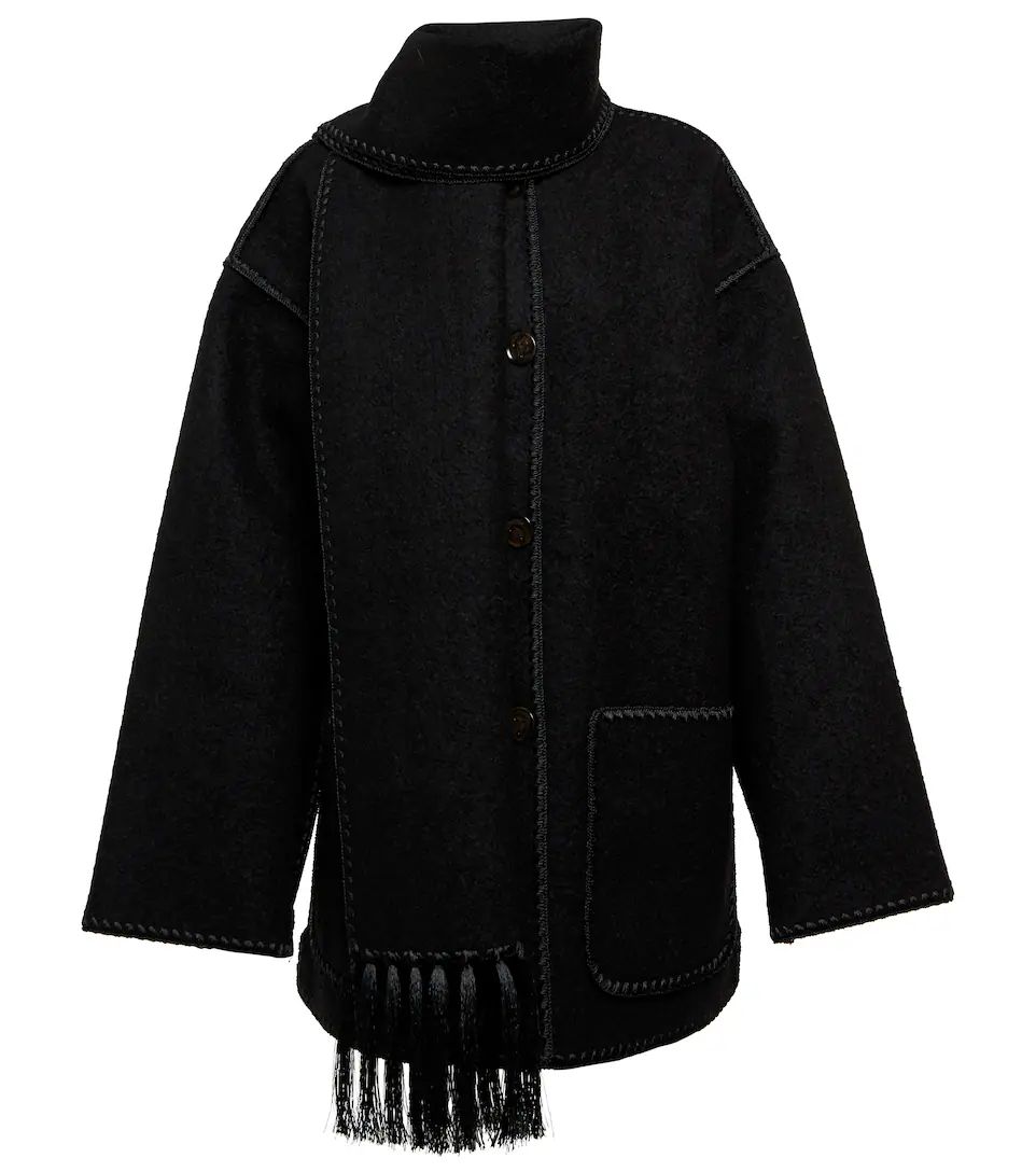 Embroidered wool-blend scarf jacket | Mytheresa (US/CA)