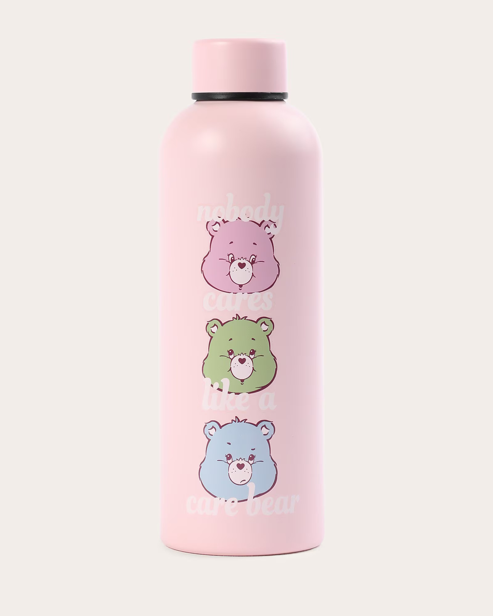 Garrafa de metal squeeze Care Bear 750ml rosa | Ursinhos Carinhosos | Riachuelo (BR)