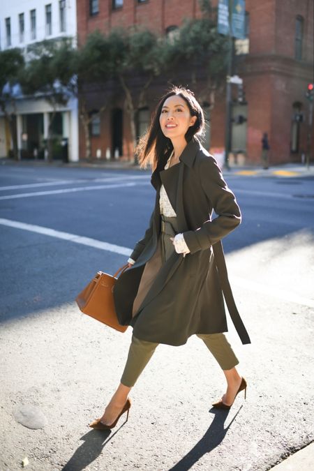 Mixed olive tones! Coat is available in new colors. Linked here!

#springoutfit
#workwear
#officeoutfit
#workoutfit
#springworkwear

#LTKsalealert #LTKSeasonal #LTKstyletip