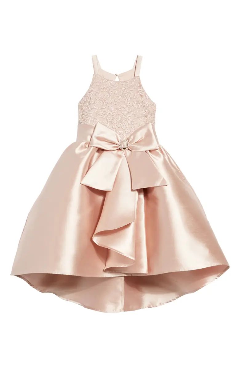 LOVE, NICKIE LEW Kids' Lace & Satin Party Dress | Nordstrom | Nordstrom