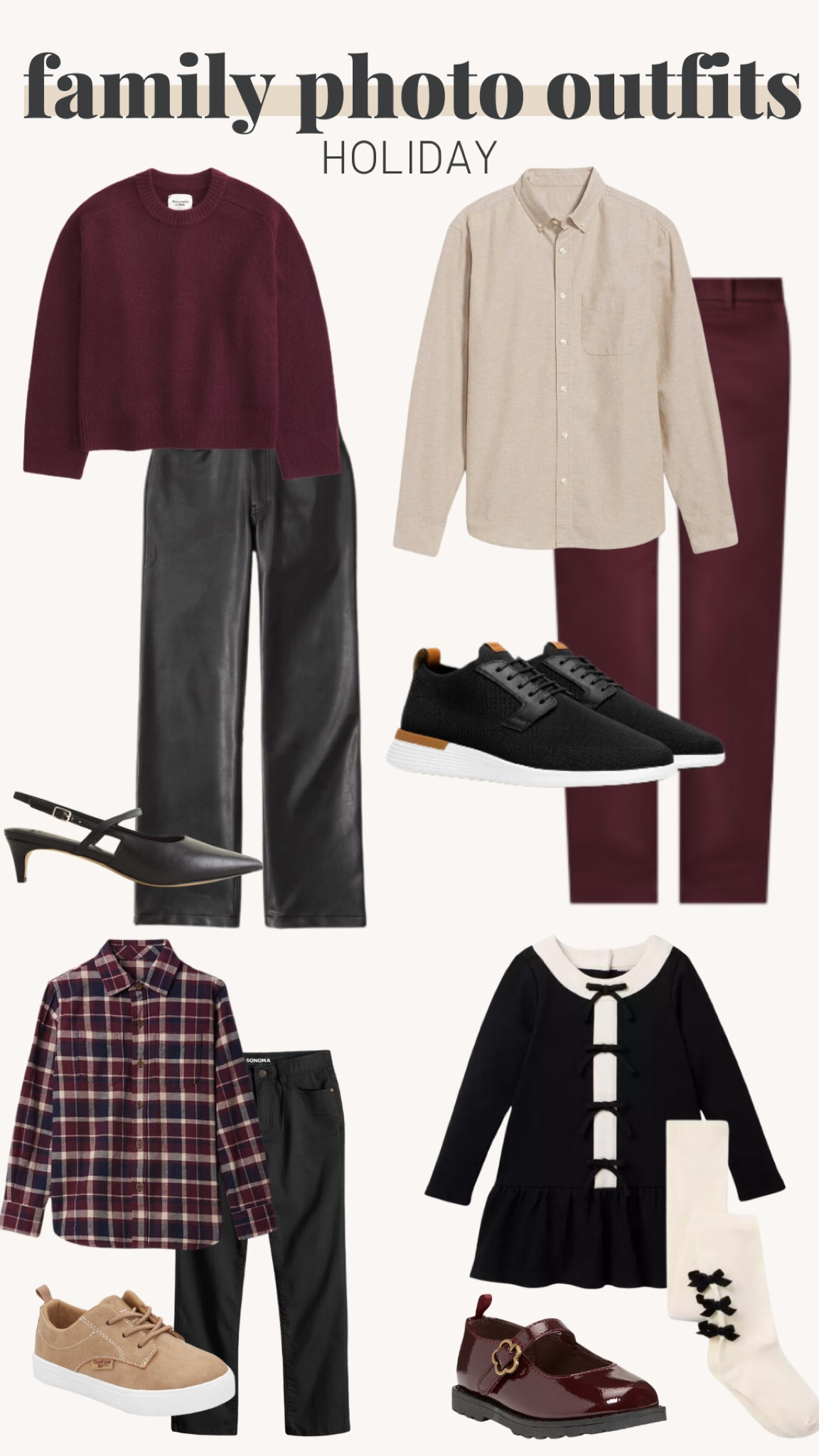 Family photos outfits for the holidays! 



Boys, girls, women, men, fashion, dress, sweater, shoes, boots, khakis, Christmas 

#LTKHoliday #LTKStyleTip #LTKFamily