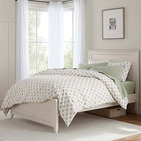 Hampton Bleached Bone Classic Bed | Pottery Barn Teen