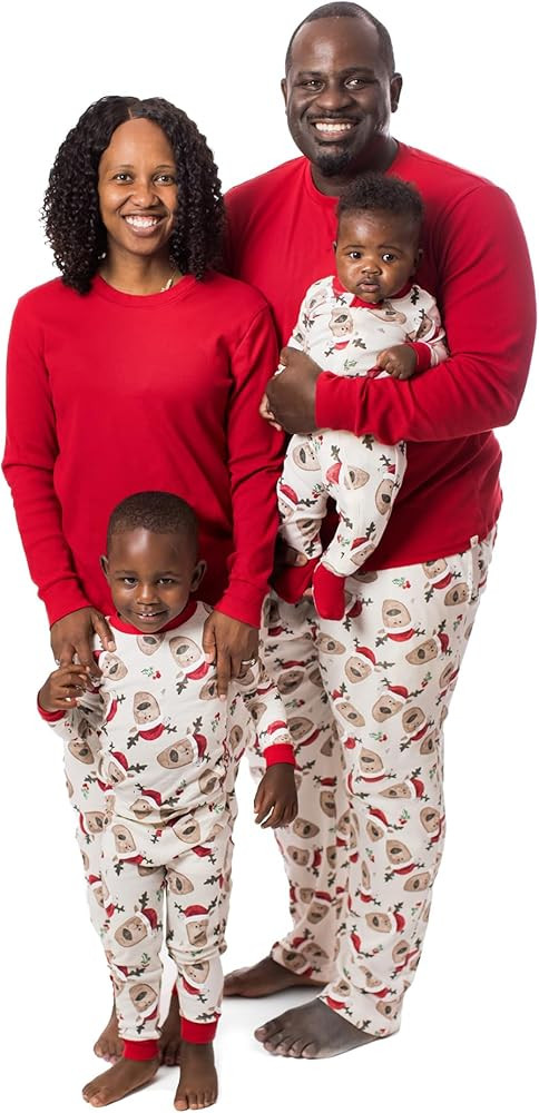 Burt's Bees Baby Family Christmas Pajamas Matching Sets - Organic Cotton PJs for Kids, Toddlers, ... | Amazon (US)
