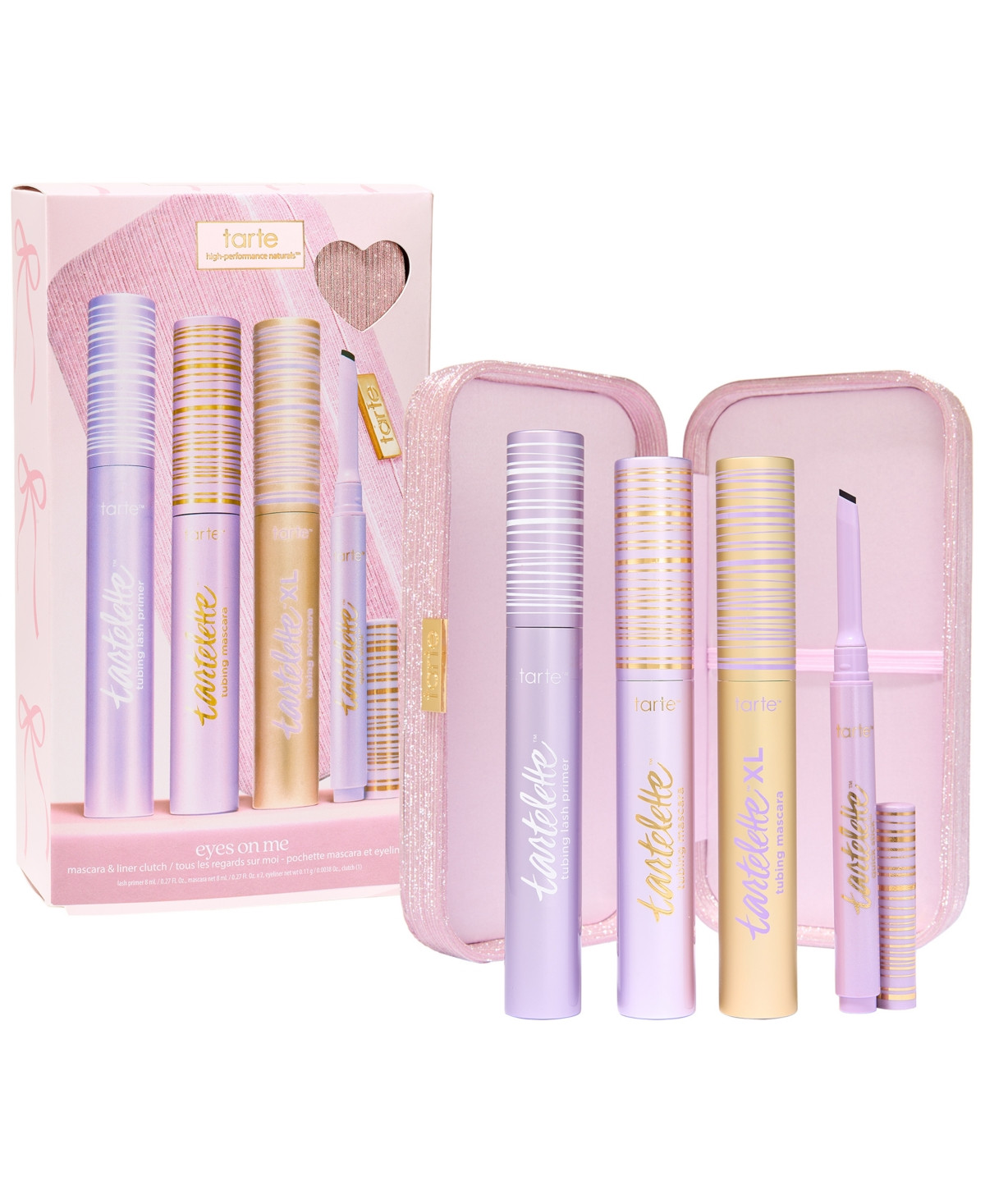 Tarte 4-Piece Eyes On Me Mascara & Liner Clutch Set - Assorted | Macy's