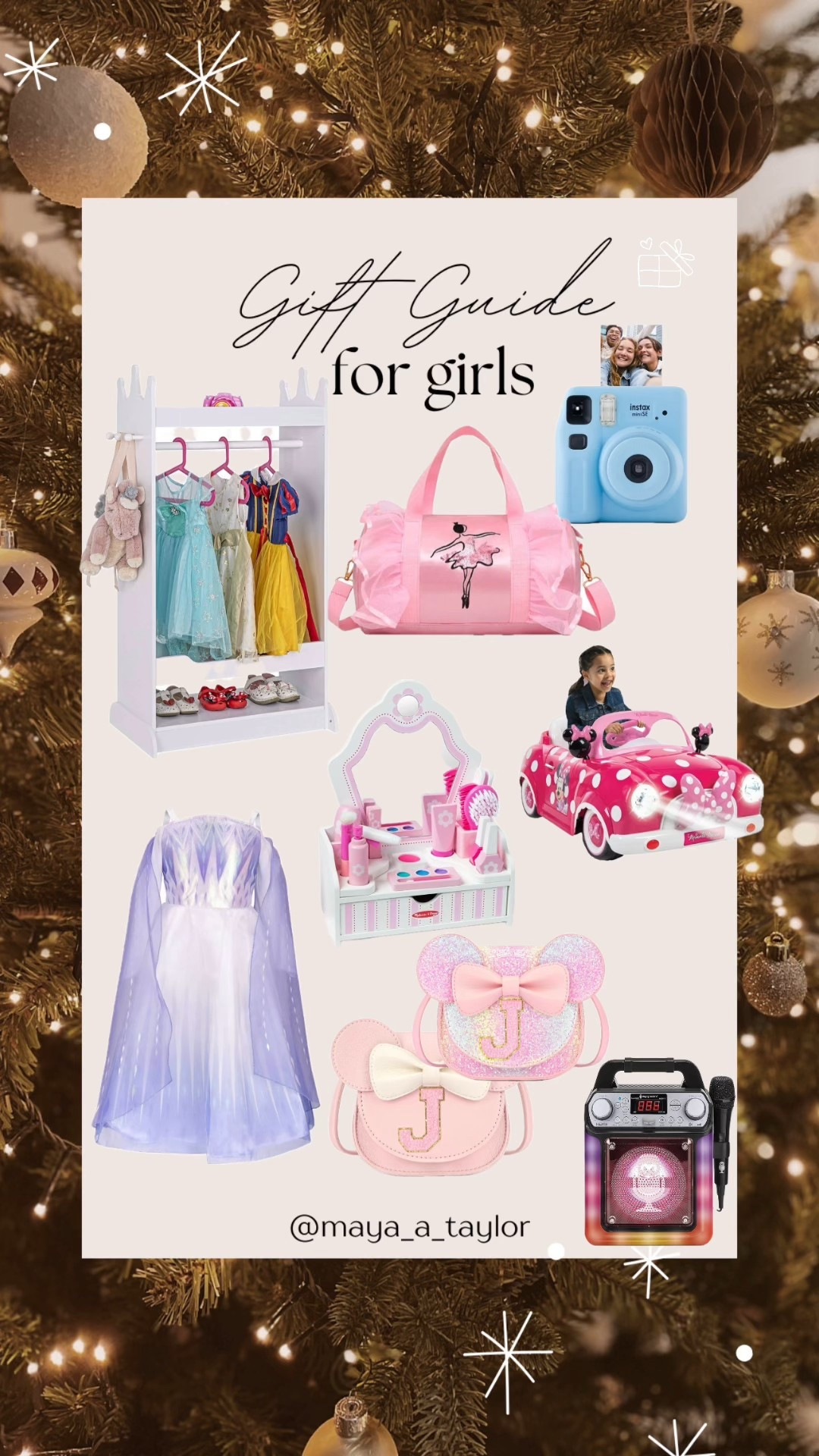 Gift guide 🎁 for girls!

Princess lover, princess dress up, costume vanity, Minnie Mouse car, Christmas gift ideas for girls, gift guide for girls, gift guide for princess lovers, Polaroid camera, karaoke machine, girly gifts for Christmas

#LTKKids #LTKGiftGuide #LTKFindsUnder50