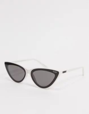 Quay Flex womens cat eye sunglasses in white | ASOS (Global)