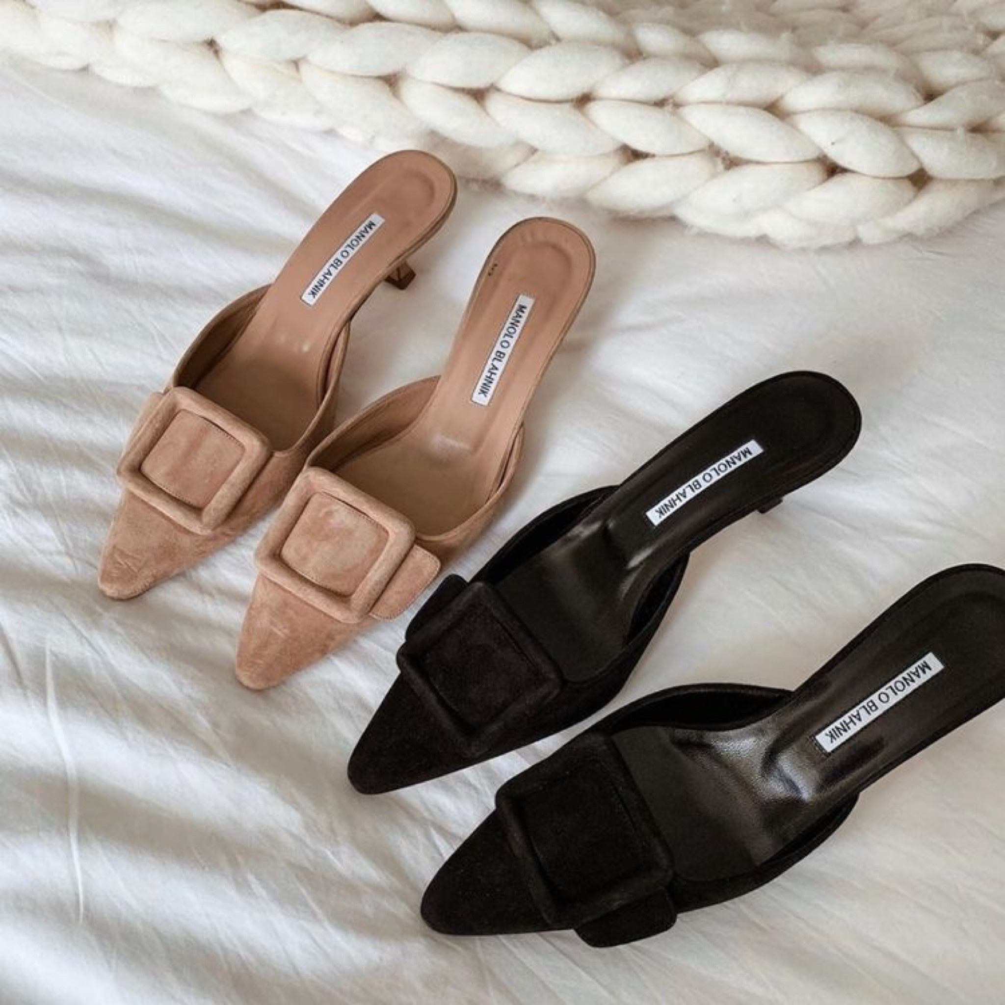 Save or splurge -  Maysale mule dupes⚡️ Manolo blahnik

•
•
•
•

Kitten heel, buckle, mule, suede, amazon fine, manolo blahnik, Fall look, boots, booties, ankle boots, ankle booties, bucket bag, earrings, hoops, drop earrings, mules, clutch, cross body, heels, sale, sales, strappy heels, date night, ootd, style inspo, style inspiration, outfit ideas, leather skirt, mini skirt, button down, choker, necklace, loafers, diamond choker, blazer, outfit of the day, rings, ring, jewelry, accessories, leather pants, denim, jeans, bodysuit, shacket, sweater, holiday look, sequins, tote, tote bag, leather bag, shopper bag

#LTKstyletip #LTKfit #LTKshoecrush