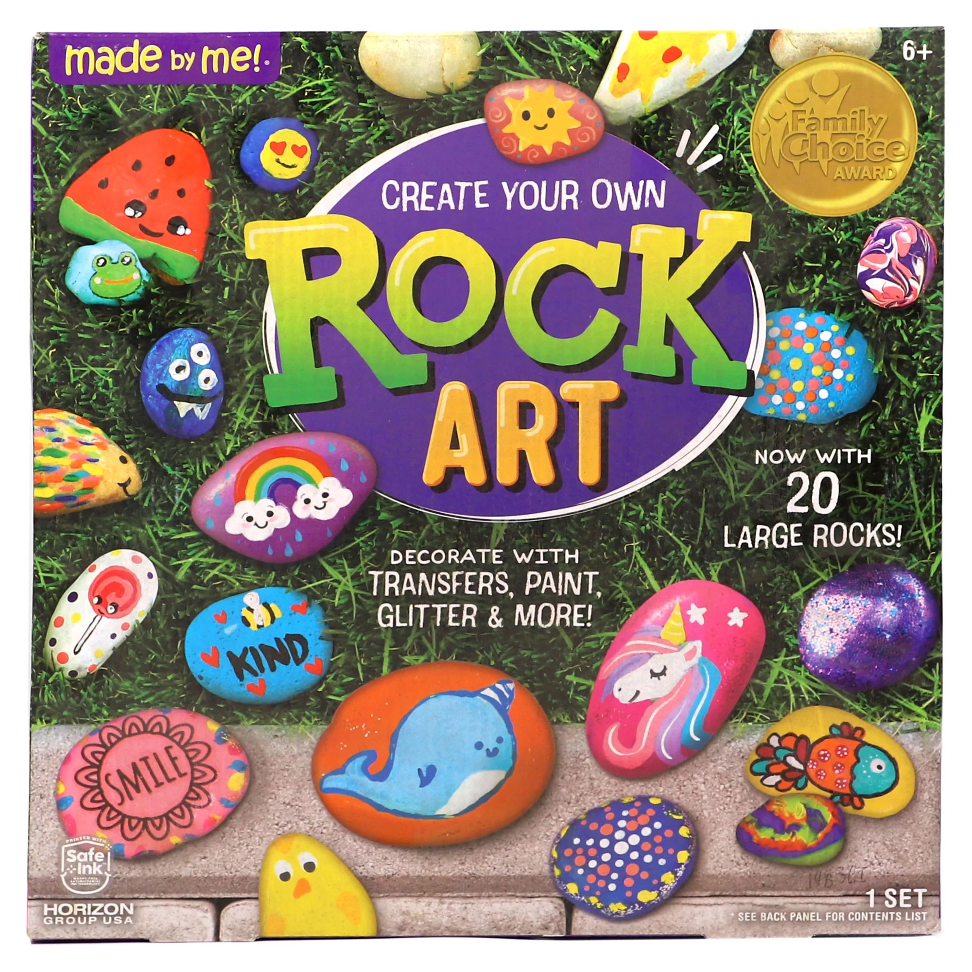 Made by Me Create Your Own Multicolor Rock Art, Boys and Girls, Child, Ages 6+ | Walmart (US)