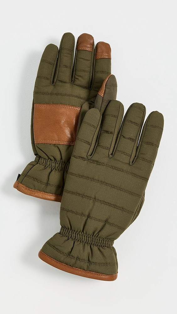Nylon Ripstop Puffer Gloves | Shopbop