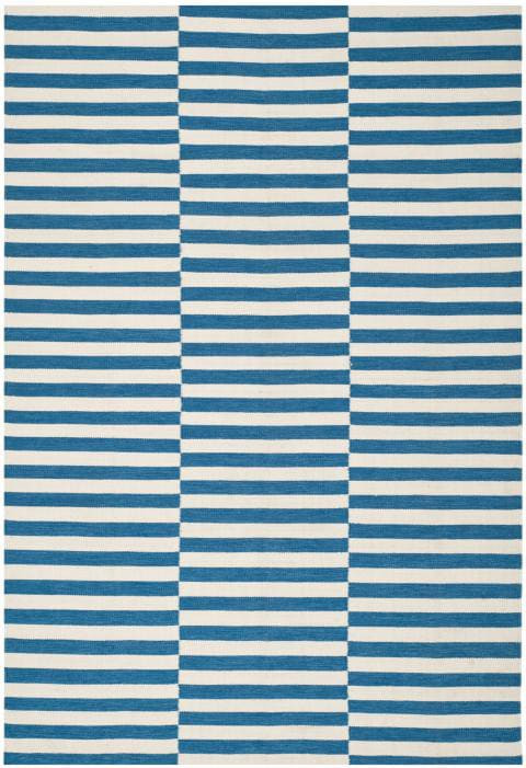 Ralph Lauren River Reed Stripe RLR2221B Ink Area Rug | RugStudio.com
