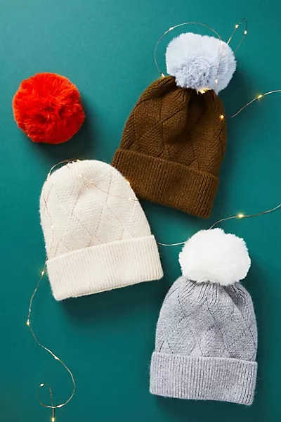 Pick-A-Pom Beanie Base | Anthropologie (US)